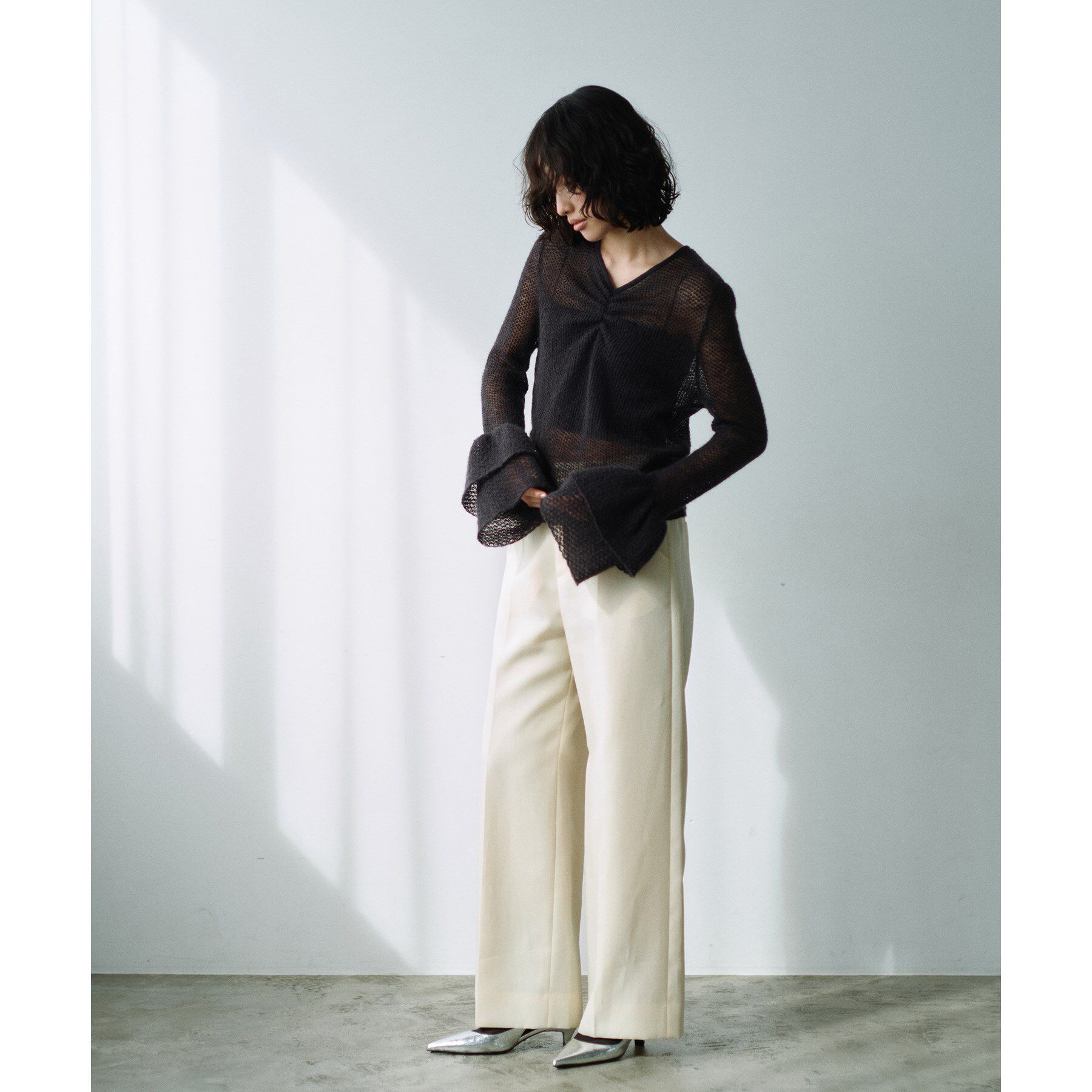 CODE A「bell sleeve mohair pullover」|ニット・セーター|