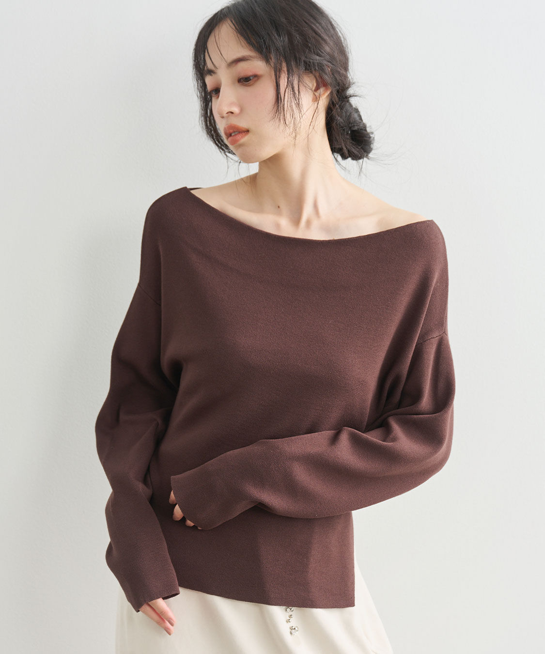 COCO DEAL「オフショルニットトップス」|ニット・セーター|