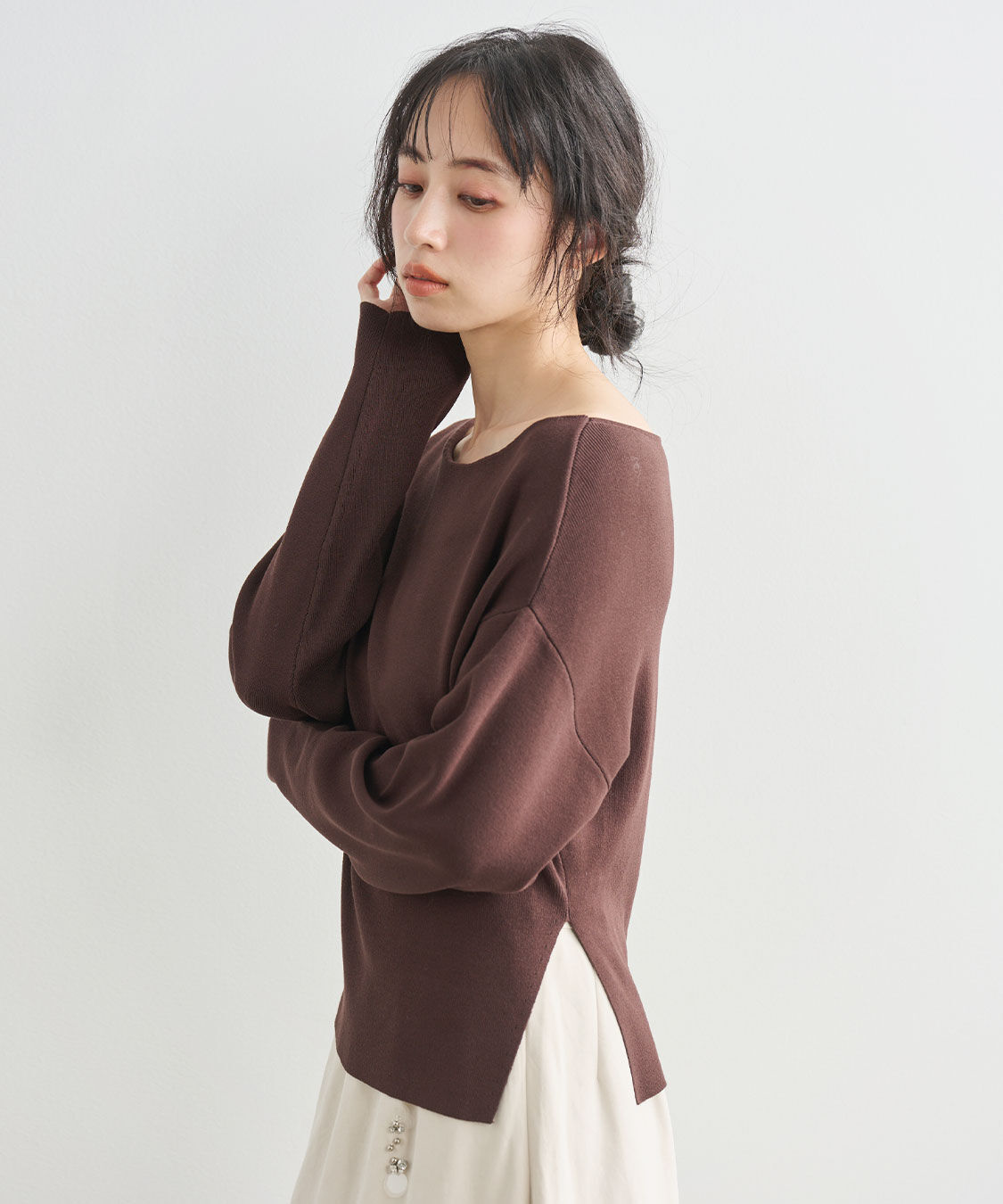 COCO DEAL「オフショルニットトップス」|ニット・セーター|