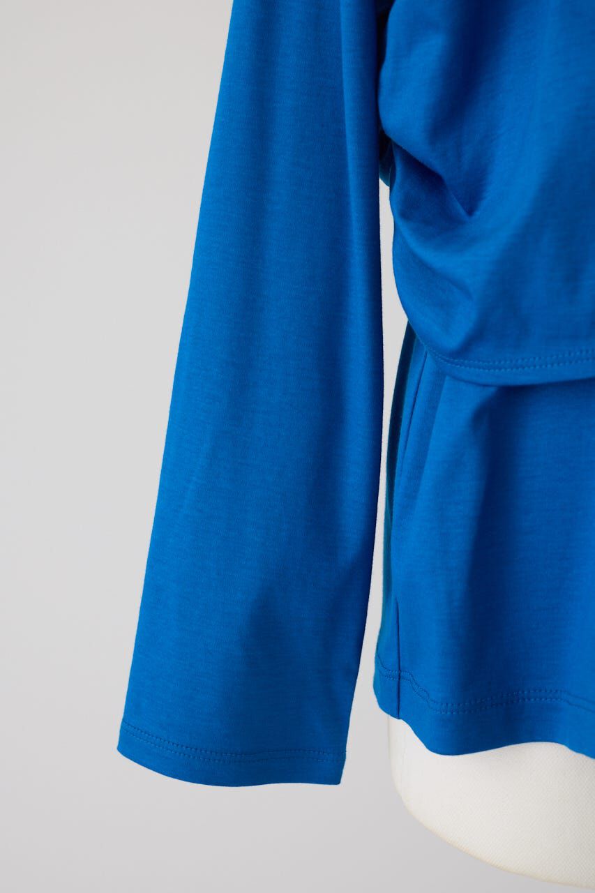 RIM.ARK 「Layered gather cut tops」|Tシャツ・カットソー|