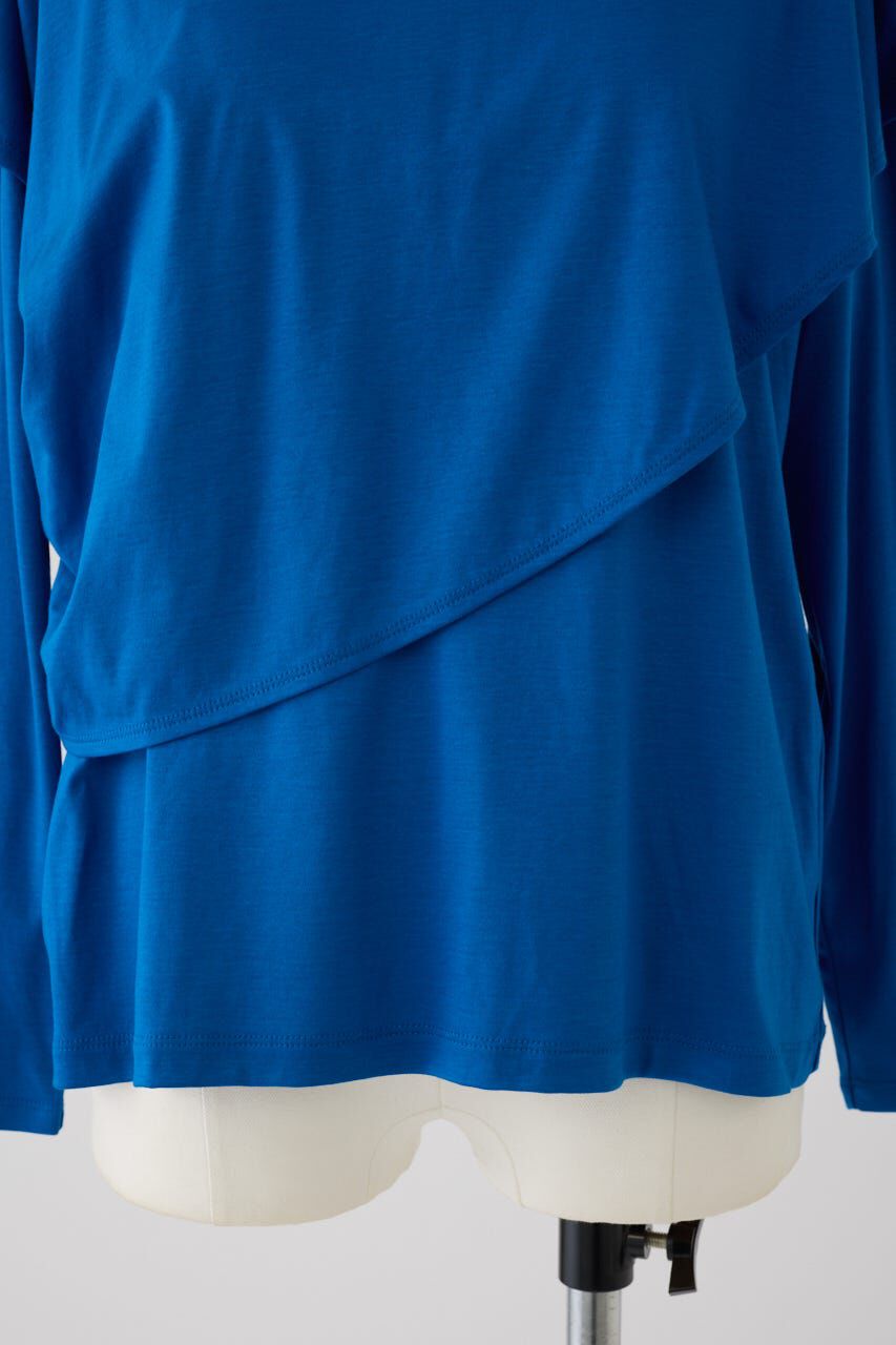 RIM.ARK 「Layered gather cut tops」|Tシャツ・カットソー|