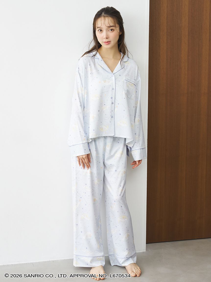 SNIDEL HOME「【Cinnamoroll】サテンロングパンツ」|ルームウェア|