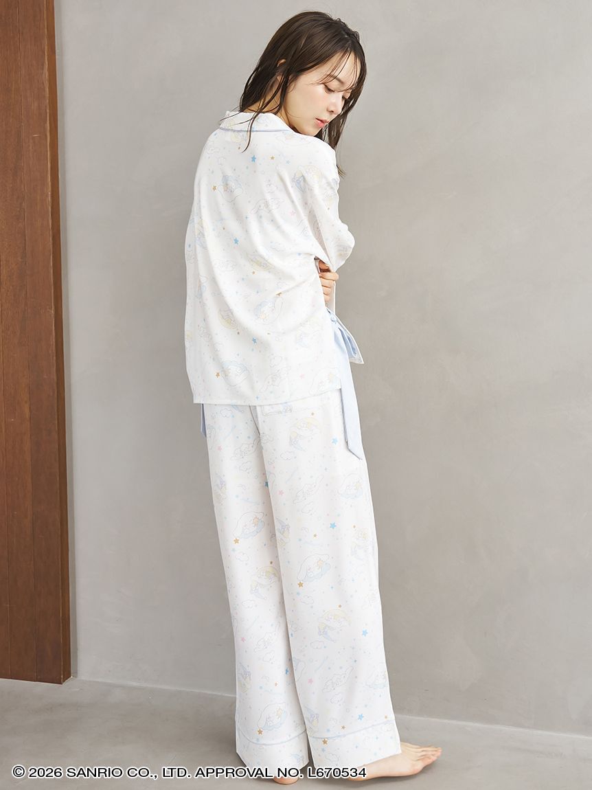 SNIDEL HOME「【Cinnamoroll】サテンロングパンツ」|ルームウェア|