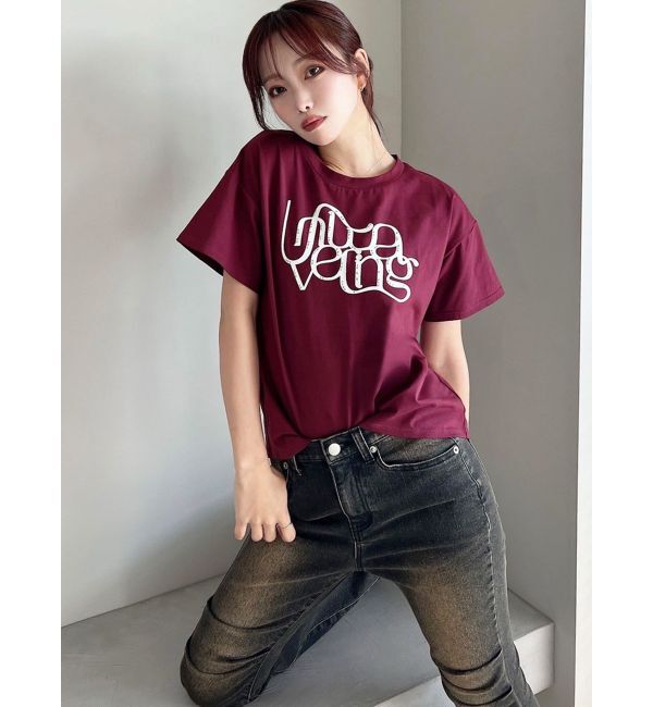 RESEXXY「スタッズロゴTシャツ」|Tシャツ・カットソー|