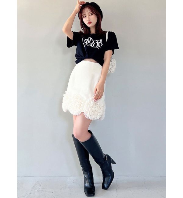 RESEXXY「スタッズロゴTシャツ」|Tシャツ・カットソー|