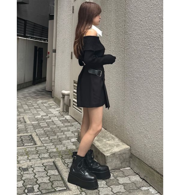 MURUA「シャツドッキングニットトップス」|ニット・セーター|