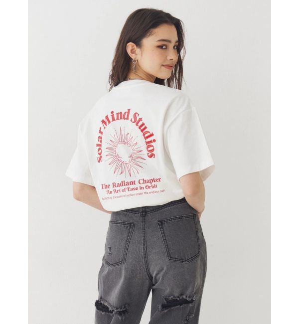 EVRIS「SOLAR MIND STUDIOS BIG Tシャツ」|Tシャツ・カットソー|ホワイト
