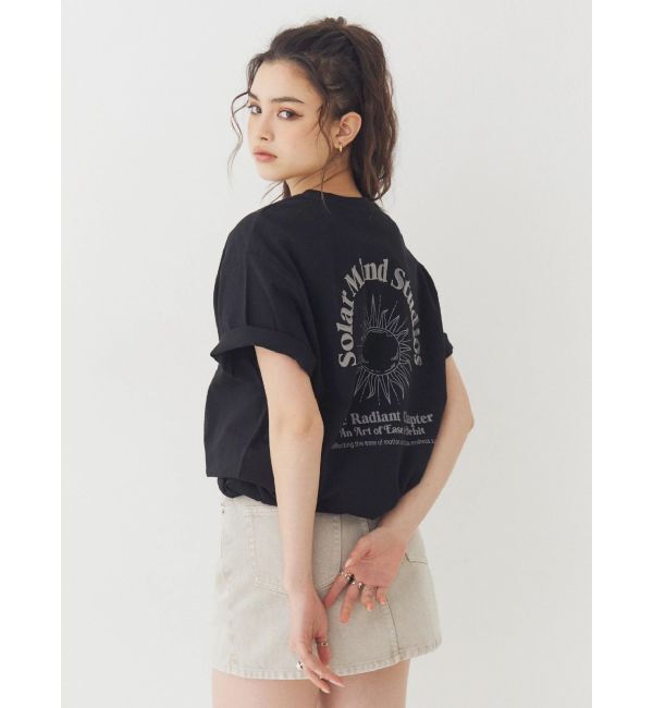 EVRIS「SOLAR MIND STUDIOS BIG Tシャツ」|Tシャツ・カットソー|ブラック