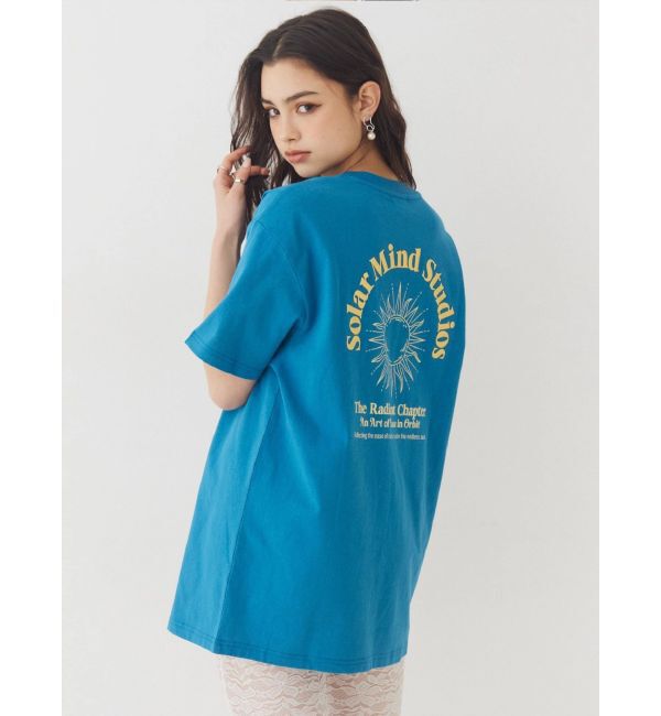 EVRIS「SOLAR MIND STUDIOS BIG Tシャツ」|Tシャツ・カットソー|ブルー