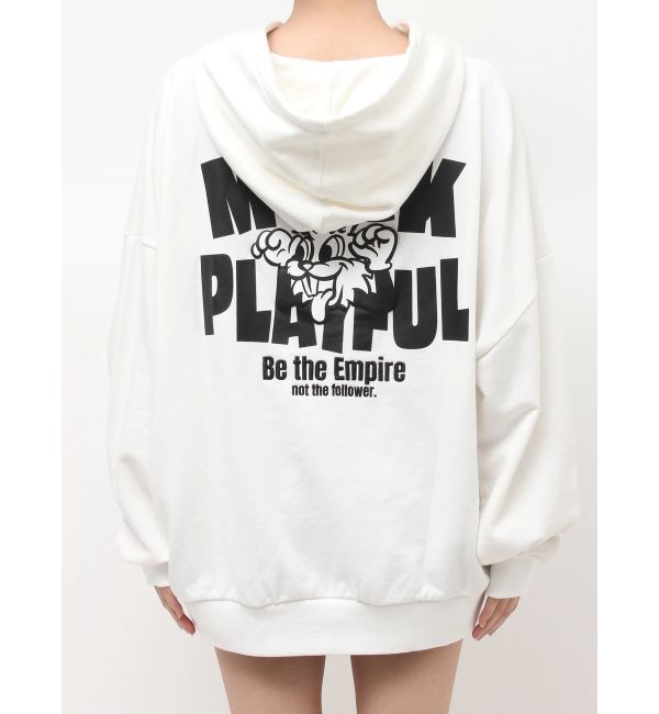 GYDA「MOCK PLAYFUL BUNNY BIGスウェットパーカー」|パーカー|