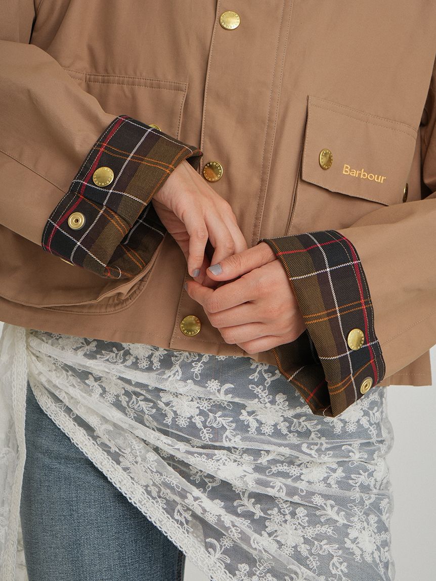 Mila Owen「【Barbour】別注 SPEY（スぺイ）ショートジャケット」|ブルゾン・スタジャン|