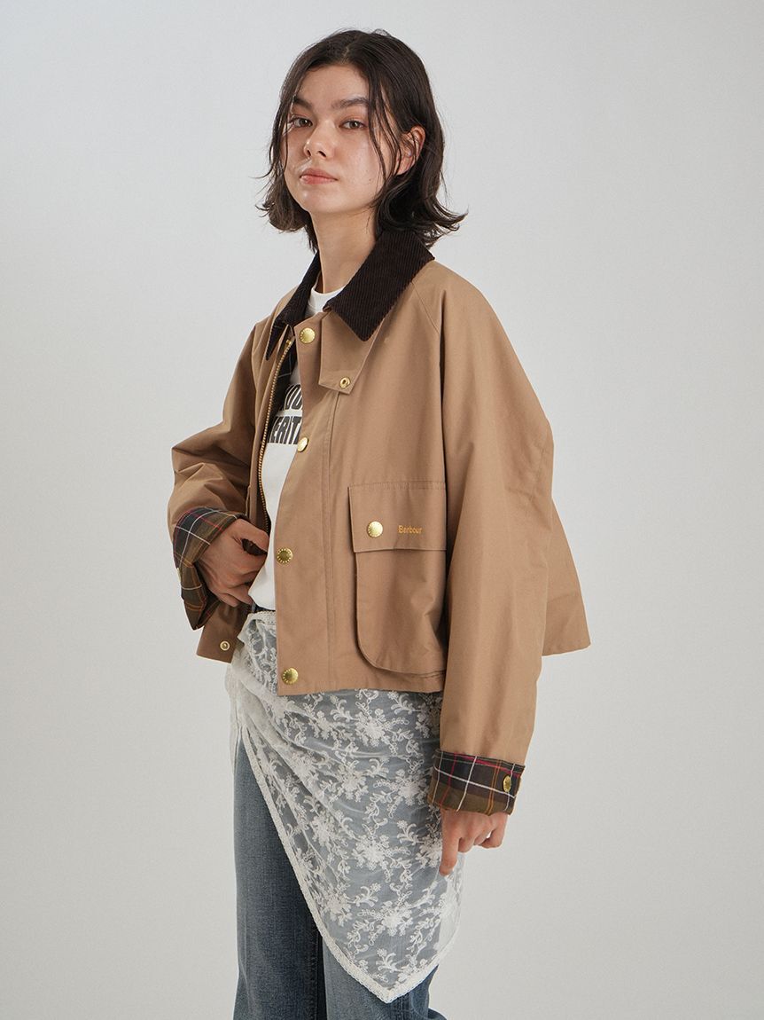 Mila Owen「【Barbour】別注 SPEY（スぺイ）ショートジャケット」|ブルゾン・スタジャン|
