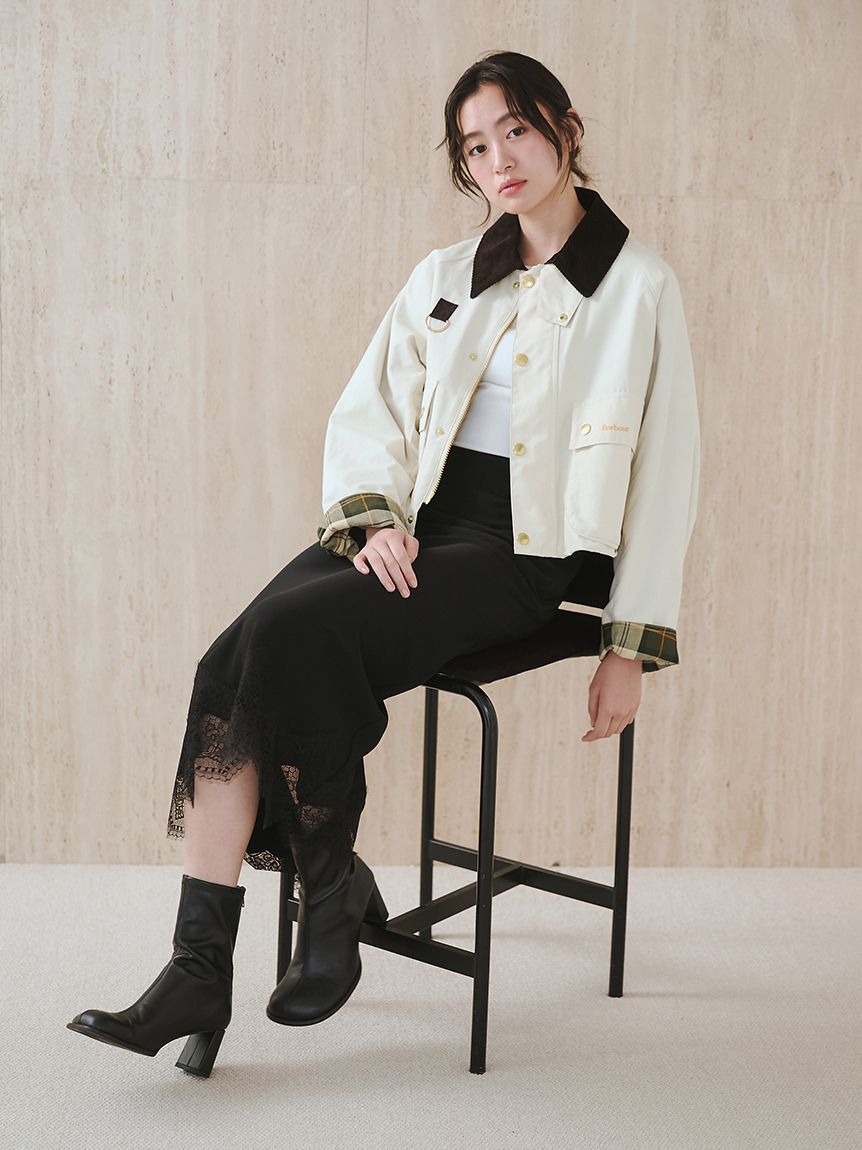 Mila Owen「【Barbour】別注 SPEY（スぺイ）ショートジャケット」|ブルゾン・スタジャン|
