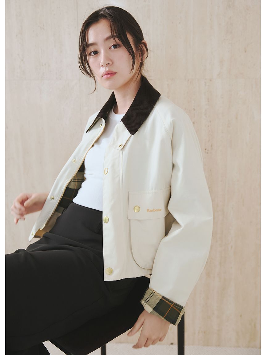 Mila Owen「【Barbour】別注 SPEY（スぺイ）ショートジャケット」|ブルゾン・スタジャン|