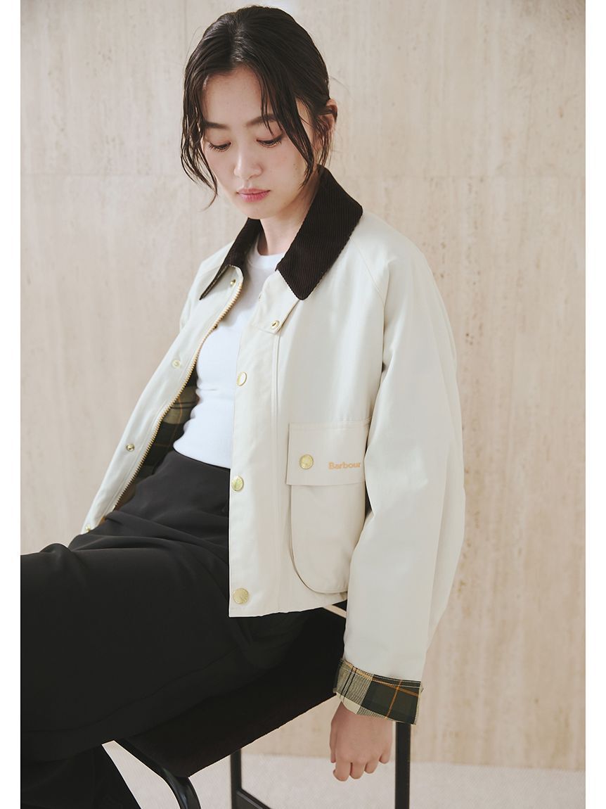 Mila Owen「【Barbour】別注 SPEY（スぺイ）ショートジャケット」|ブルゾン・スタジャン|