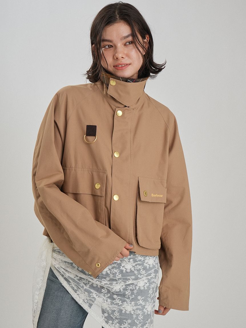 Mila Owen「【Barbour】別注 SPEY（スぺイ）ショートジャケット」|ブルゾン・スタジャン|
