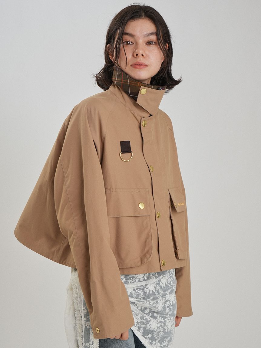 Mila Owen「【Barbour】別注 SPEY（スぺイ）ショートジャケット」|ブルゾン・スタジャン|