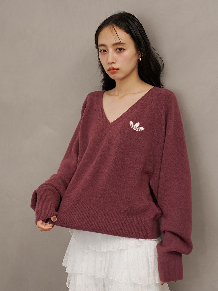 SNIDEL「【adidas Originals】ESS KNT CRW/エッセンシャルズ ニットクルー」|ニット・セーター|