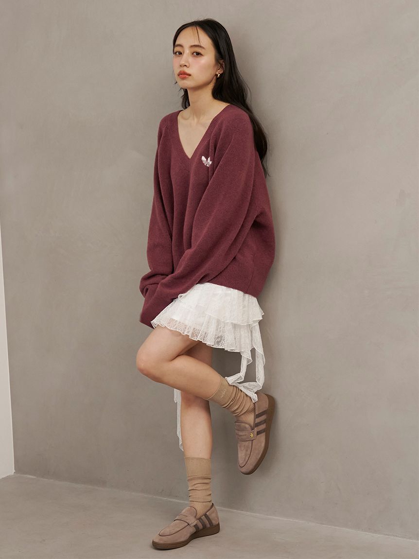 SNIDEL「【adidas Originals】ESS KNT CRW/エッセンシャルズ ニットクルー」|ニット・セーター|