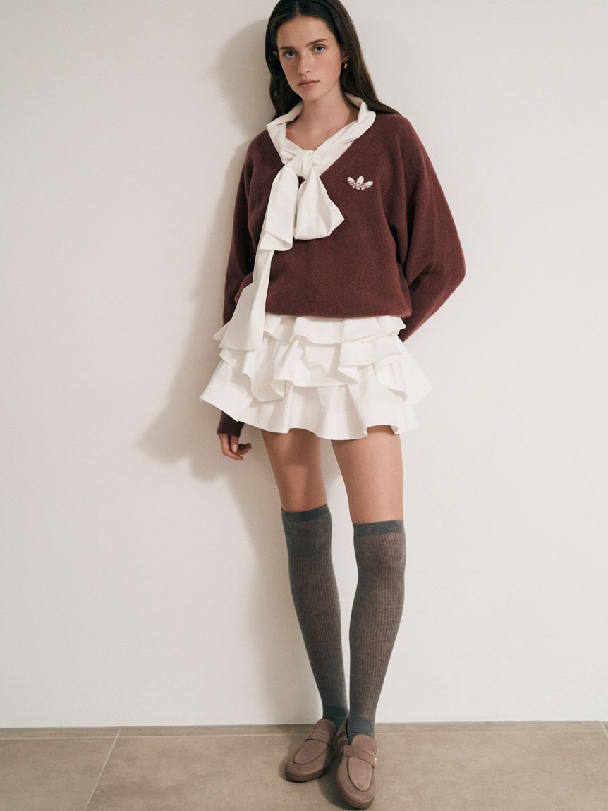 SNIDEL「【adidas Originals】ESS KNT CRW/エッセンシャルズ ニットクルー」|ニット・セーター|
