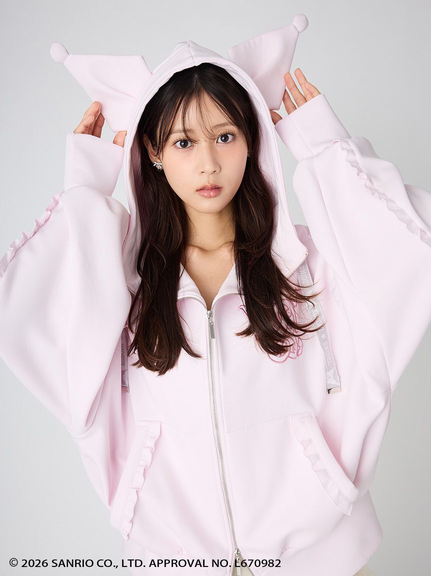 SNIDEL「【クロミ】プレミアムパーカー」|パーカー|