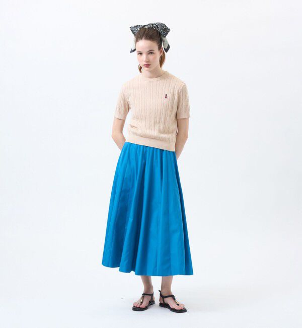 MACKINTOSH PHILOSOPHY「Snowblue Garden シルクプリントスカーフ」|バンダナ・スカーフ|