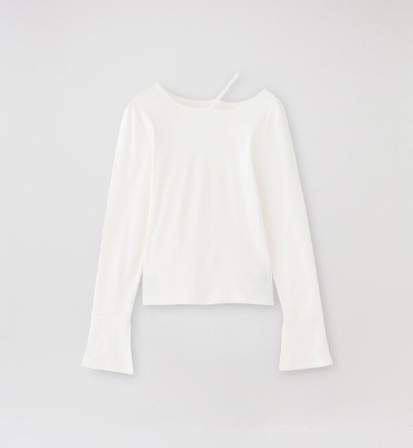  「ALBINI オーガニックフライス トップス」|Tシャツ・カットソー|ホワイト