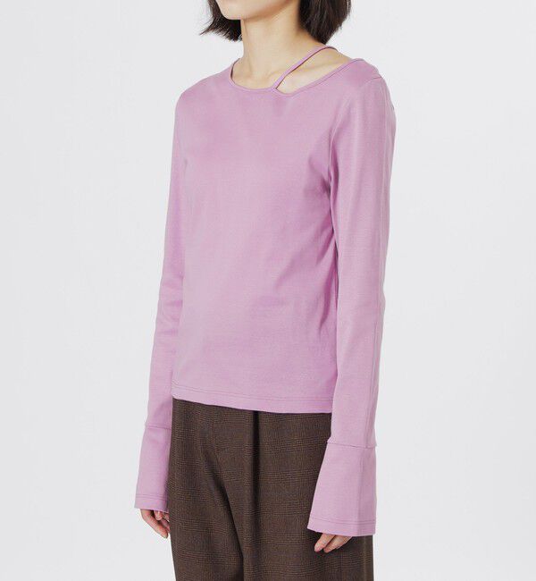  「ALBINI オーガニックフライス トップス」|Tシャツ・カットソー|