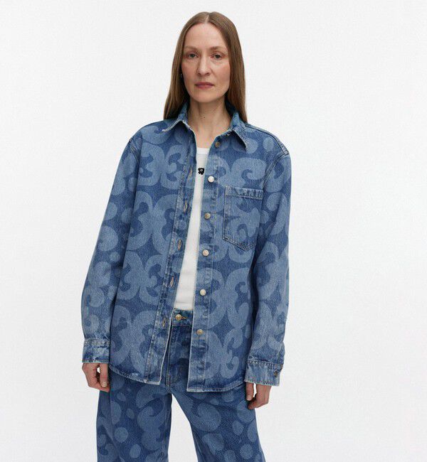 Marimekko「Maridenim Vaihe Keidas シャツ」|シャツ・ブラウス|