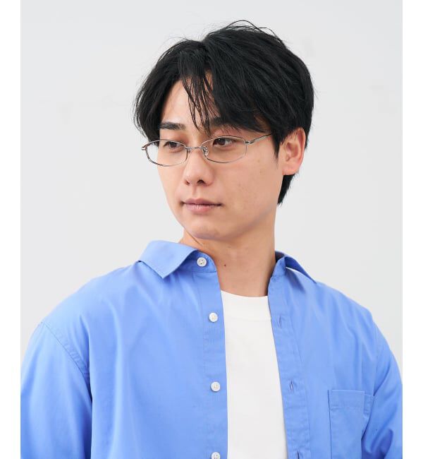  「バレル型 メガネ | メタル 高級感  度あり 度なし メンズFASHION レンズ交換券付」|メガネ|