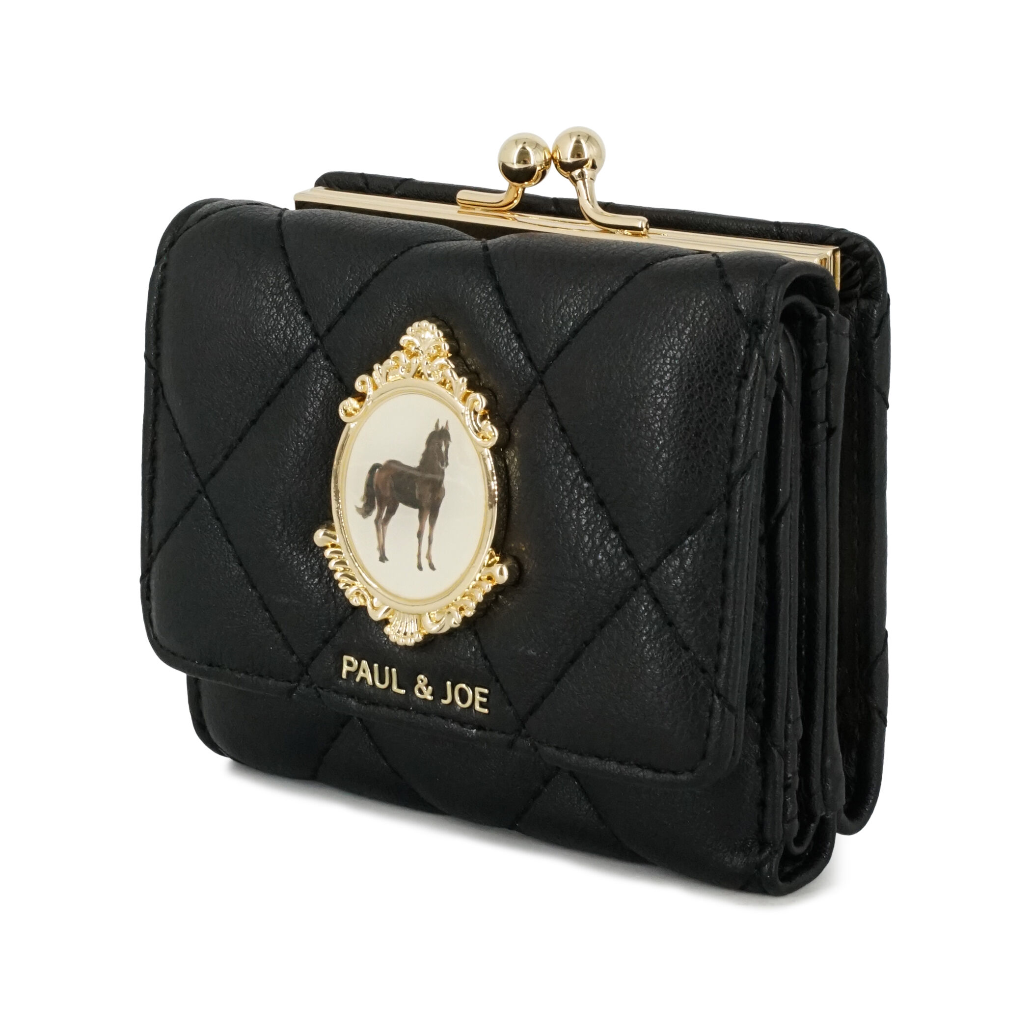 PAUL&JOE「ＨＯＲＳＥ　ＢＲＯＯＣＨ　口金ミニ財布／２６ＡＷ」|財布|