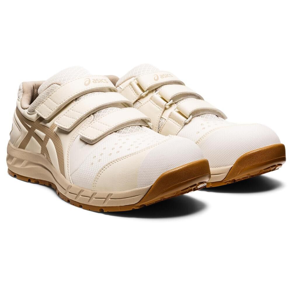 BACKYARD FAMILY「安全靴 アシックス 通販 asics CP112 作業靴 安全スニーカー セーフティシューズ」|スリッポン|ベージュ1