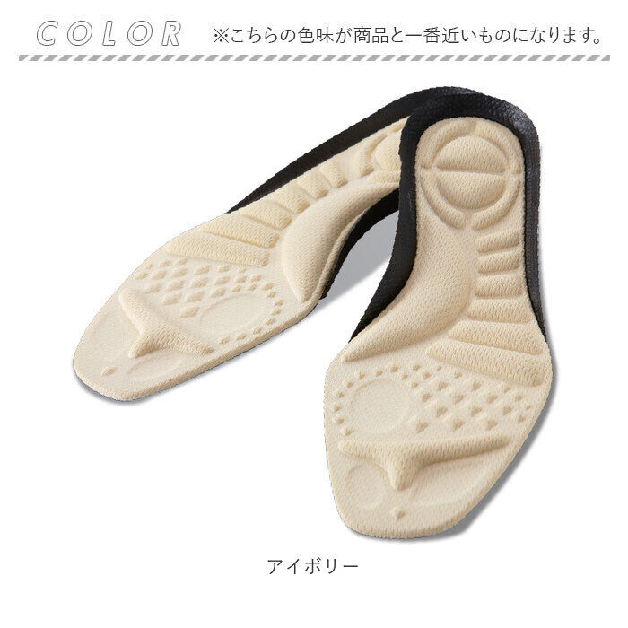BACKYARD FAMILY「インソール クッション 通販 腰らくインソール 中敷き 衝撃吸収 シューフィッター レディース S」|その他|
