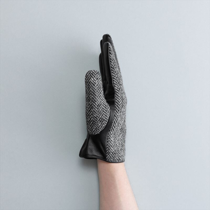 BACKYARD FAMILY「ハリスツイード 手袋 メンズ 通販 Harris Tweed グローブ 手ぶくろ 防寒 抗菌 通勤」|手袋|