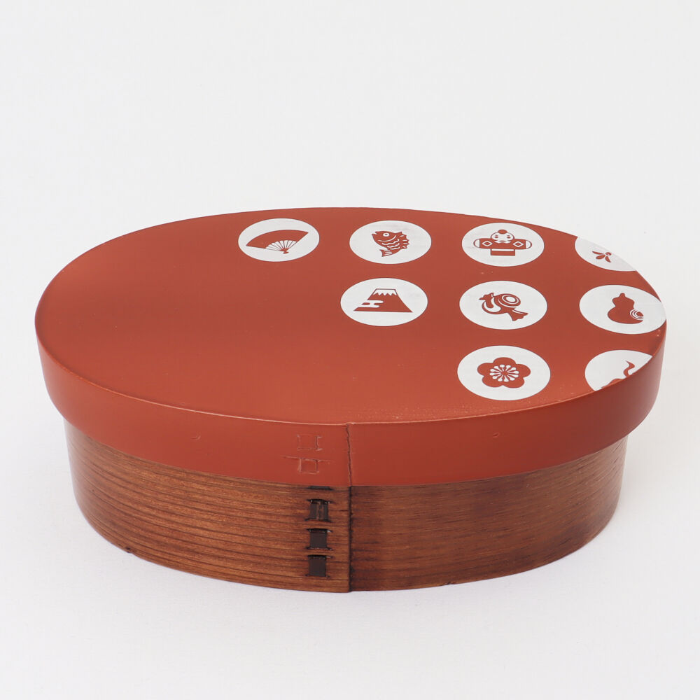 BACKYARD FAMILY「弁当箱 曲げわっぱ S 通販 曲げわっぱ弁当箱 約 400ml まげわっぱ お弁当箱 Kutan」|食器・キッチングッズ|レッド4