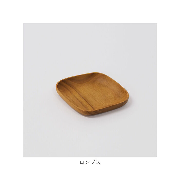 BACKYARD FAMILY「木製 プレート 通販 ミニプレート 木 皿 食器 木の皿 豆皿 取り皿 バドプレート チークウッド」|食器・キッチングッズ|