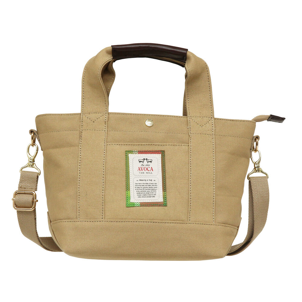 BACKYARD FAMILY「AVOCA アヴォカ トートバッグ ACT-002 通販 キャンバス トート ショルダーバッグ」|トートバッグ|ベージュ1
