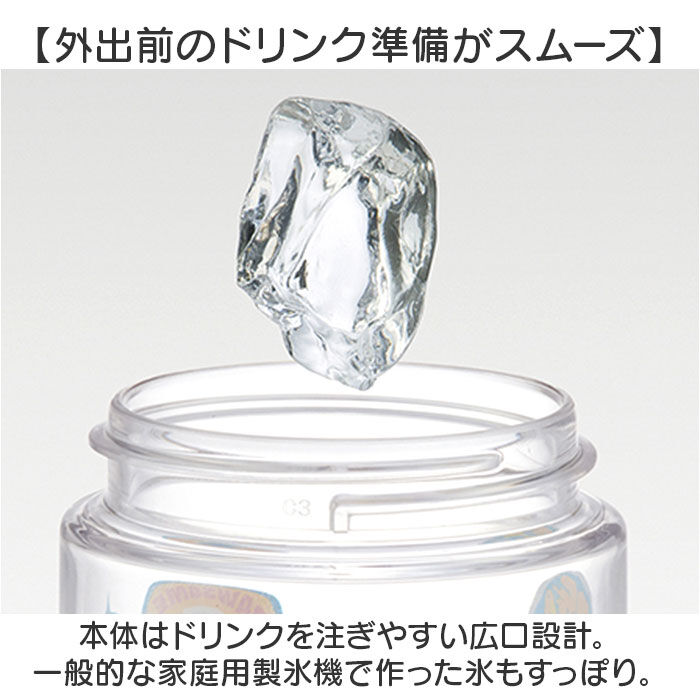 BACKYARD FAMILY「SKATER スケーター ボトル 500ml PSTB5 ストロー 通販 水筒 子供用水筒」|食器・キッチングッズ|