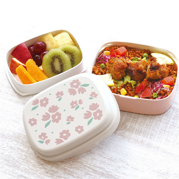 BACKYARD FAMILY「ランチボックス 2WAY 通販 お弁当箱 弁当箱 お弁当 弁当 ランチ 箱 1段 2段 一段 ニ段」|食器・キッチングッズ|