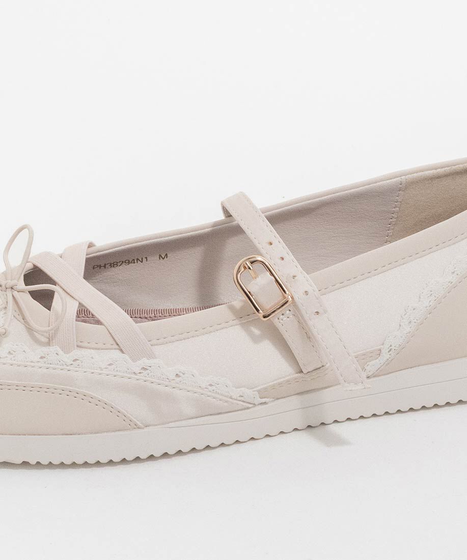  「レースバレエライクスニーカーパンプス」|スニーカー|