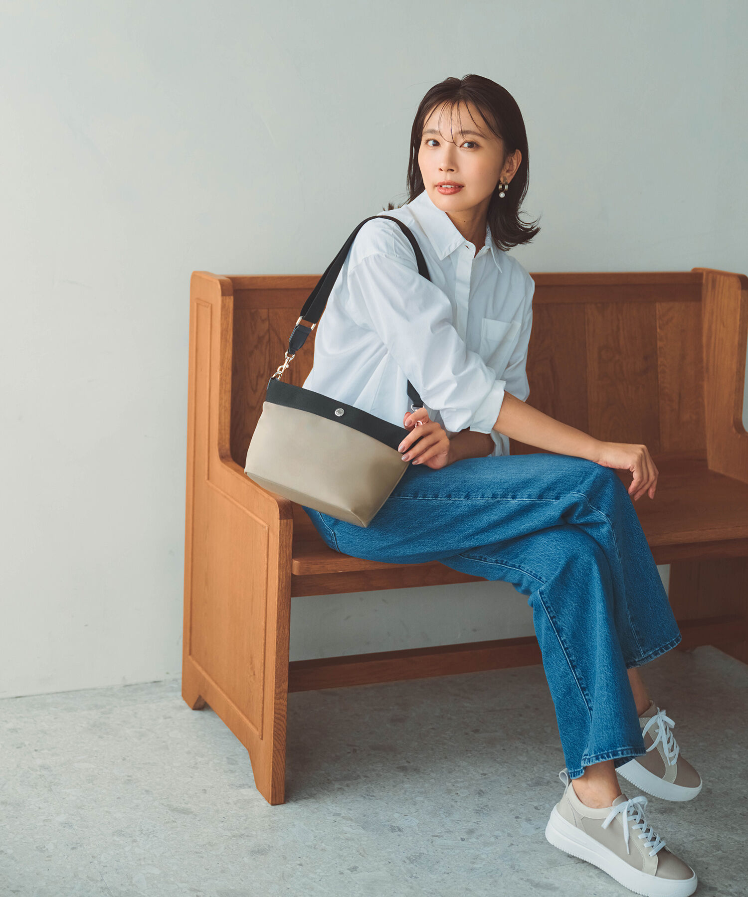 TOPKAPI BREATH「【Breath TOPKAPI sis】【WEB限定】ナイロン 舟形 ショルダーバッグ 軽量 / RIPPLE リプル 」|ショルダー・メッセンジャー|
