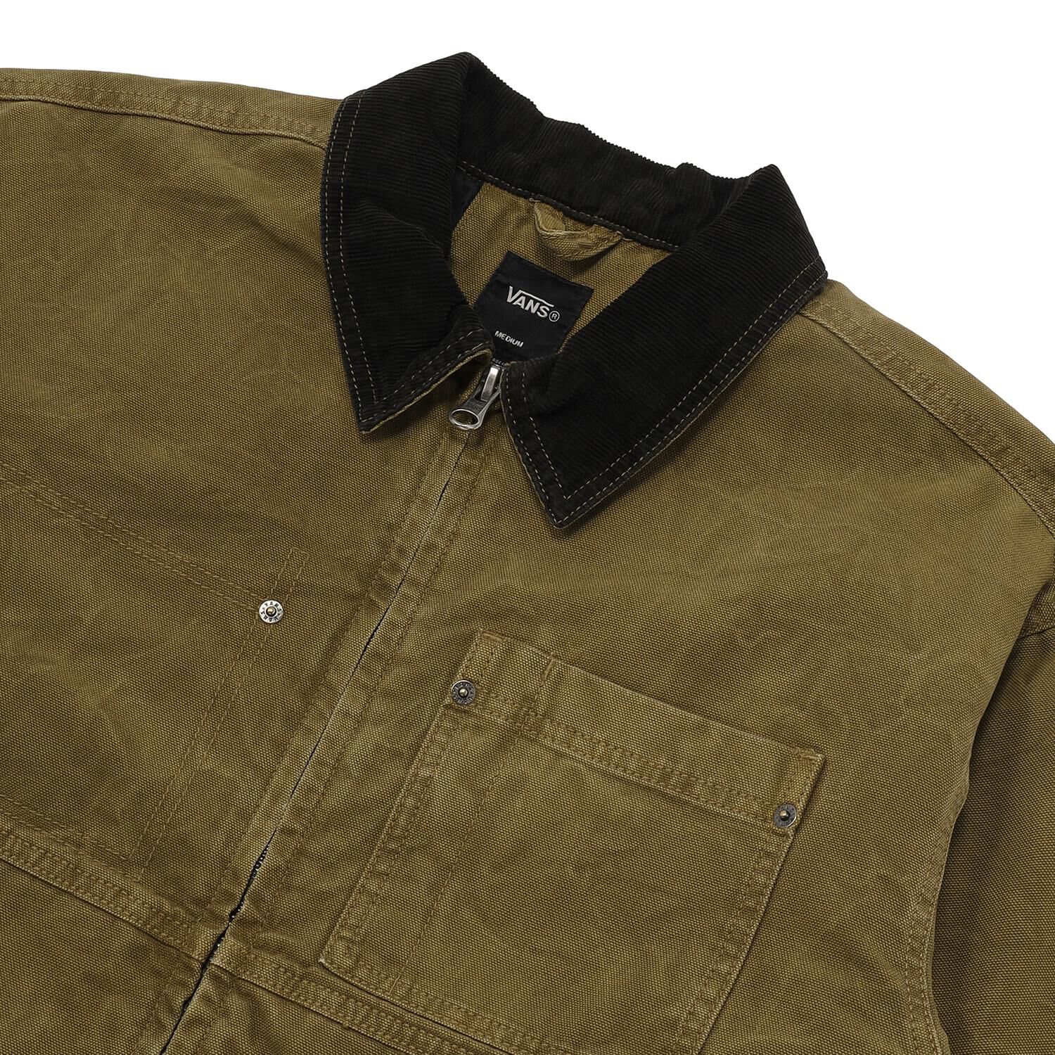 VANS「【VANSｱﾊﾟﾚﾙ】Nico Cropped Chore Canvas JKT」|ポロシャツ|