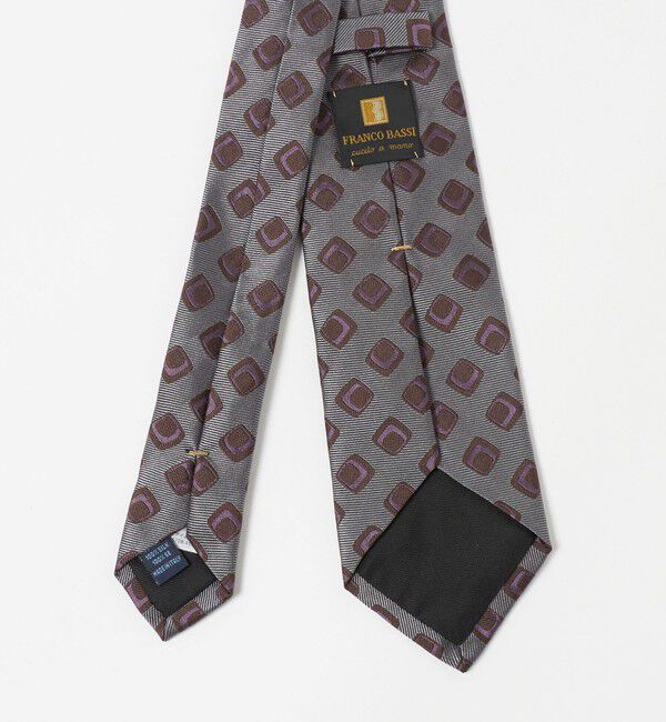 UNITED ARROWS「＜FRANCO BASSI＞スクエア コモン ジャガード ネクタイ」|ネクタイ・蝶ネクタイ|