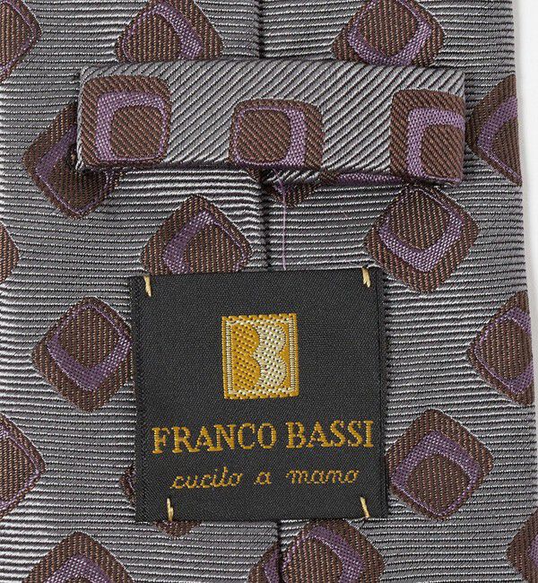 UNITED ARROWS「＜FRANCO BASSI＞スクエア コモン ジャガード ネクタイ」|ネクタイ・蝶ネクタイ|