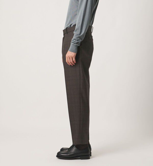 UNITED ARROWS「＜SOVEREIGN＞グレンプレイド 1プリーツ スラックス RELAX MODEL」|スーツ|