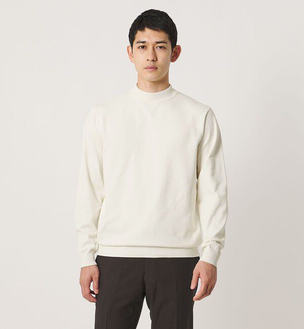 UNITED ARROWS「モックネック ニット UA COZY ウォッシャブル」|ニット・セーター|