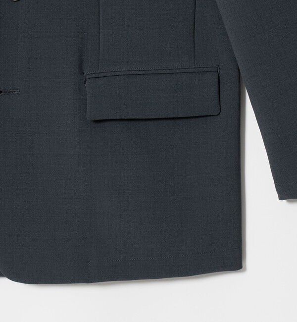 UNITED ARROWS green label relaxing「ダブルクロス ルーズ ジャケット -2WAYストレッチ-」|テーラードジャケット|