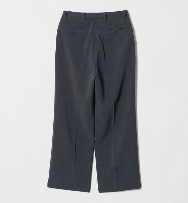 UNITED ARROWS green label relaxing「ダブルクロス ワイド ストレート パンツ W5　-2WAYストレッチ- 」|スラックス|