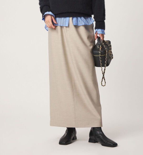 UNITED ARROWS green label relaxing「【結論シリーズ】ホッとタイトスカート マシンウォッシャブル ストレッチ 帯電防止」|タイト|