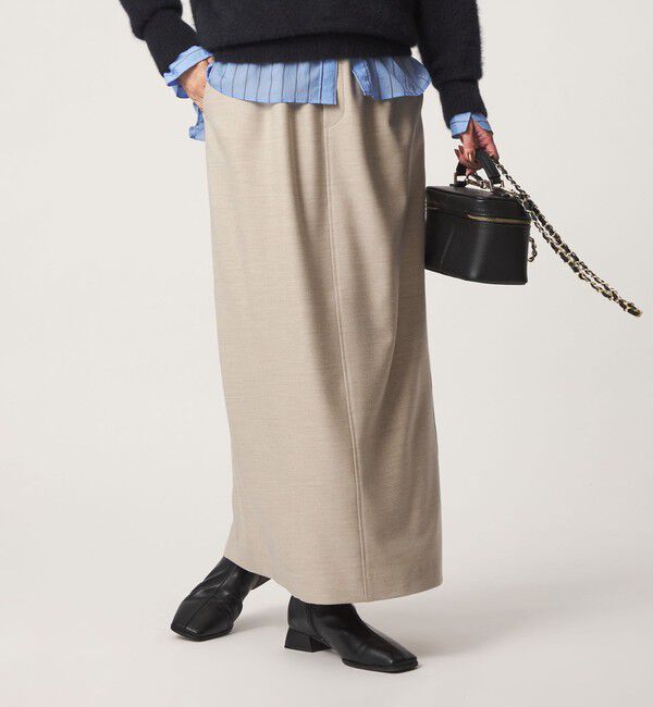 UNITED ARROWS green label relaxing「【結論シリーズ】ホッとタイトスカート マシンウォッシャブル ストレッチ 帯電防止」|タイト|